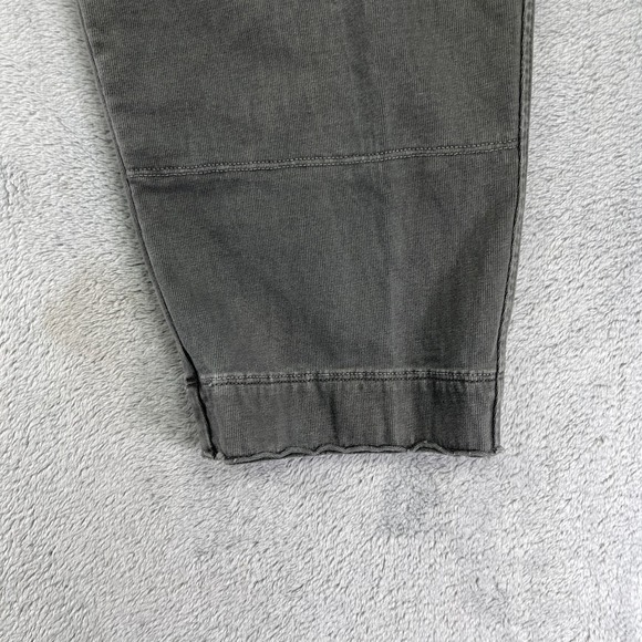 Standard James Perse Cropped Pants Womens 2 Green Drawstring Tapered Leg - Picture 4 of 11